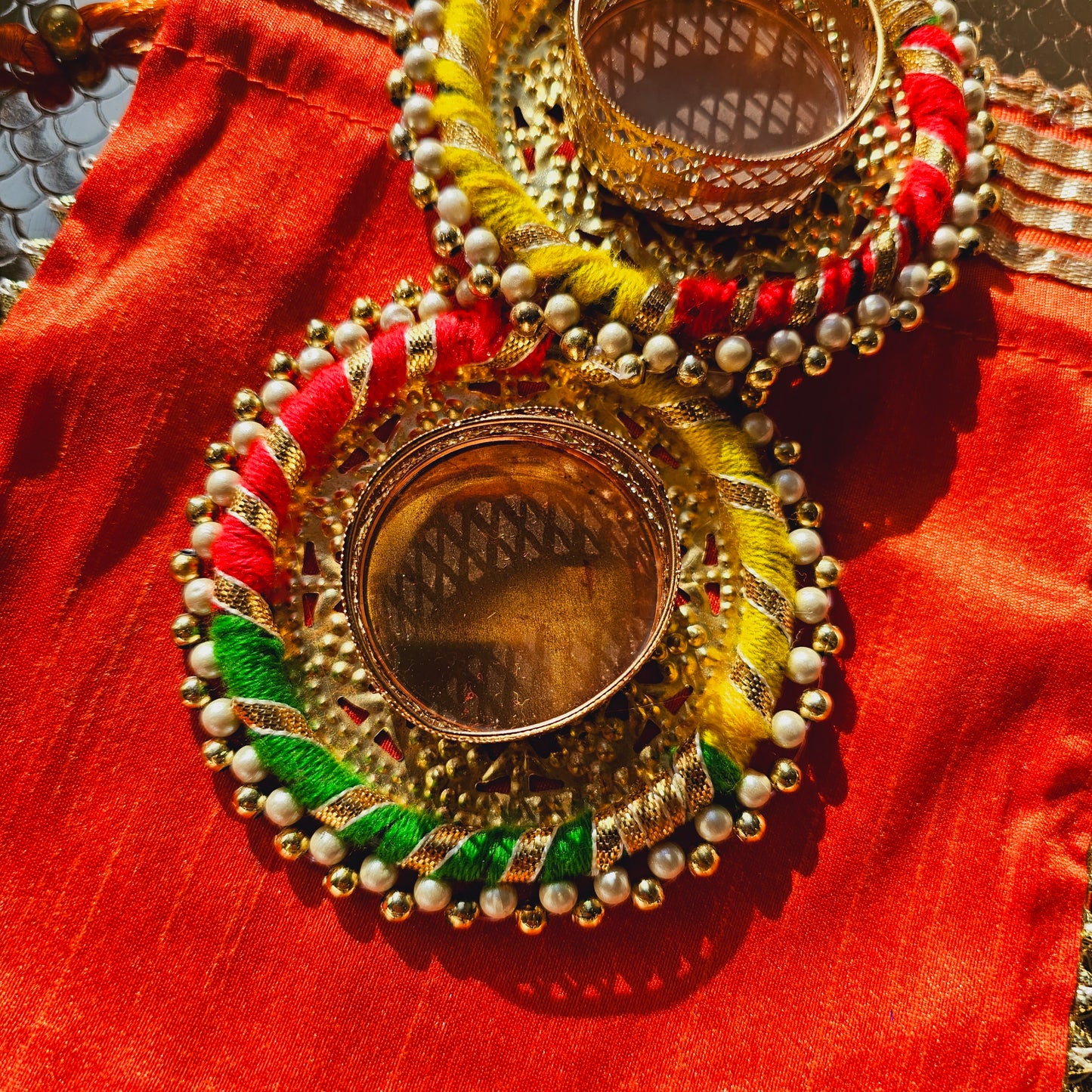 Festive Tea Light Diya Set of 2
