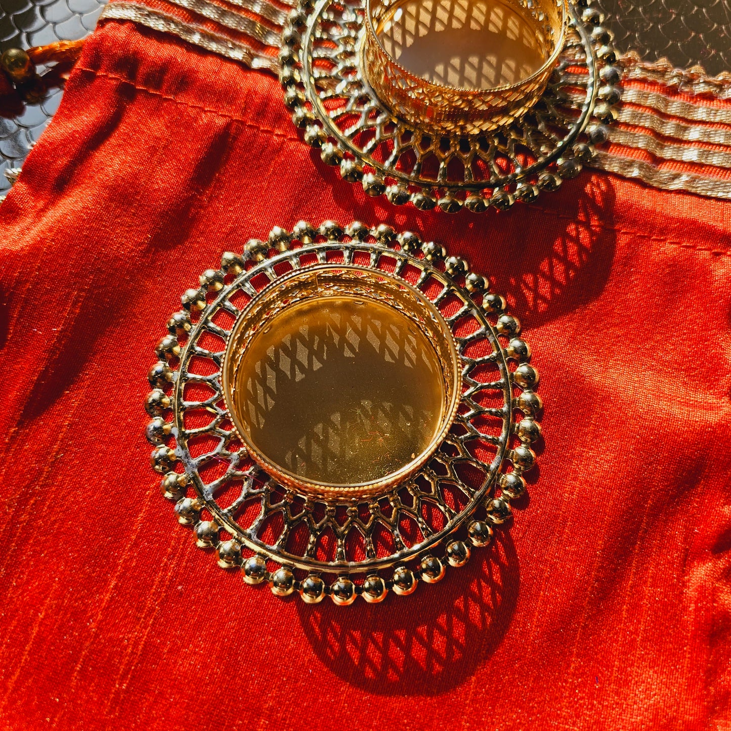 Festive Tea Light Diya Set of 2