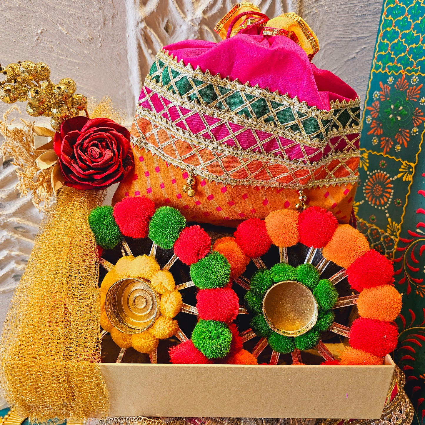 Rangoli Diya Festive Hamper