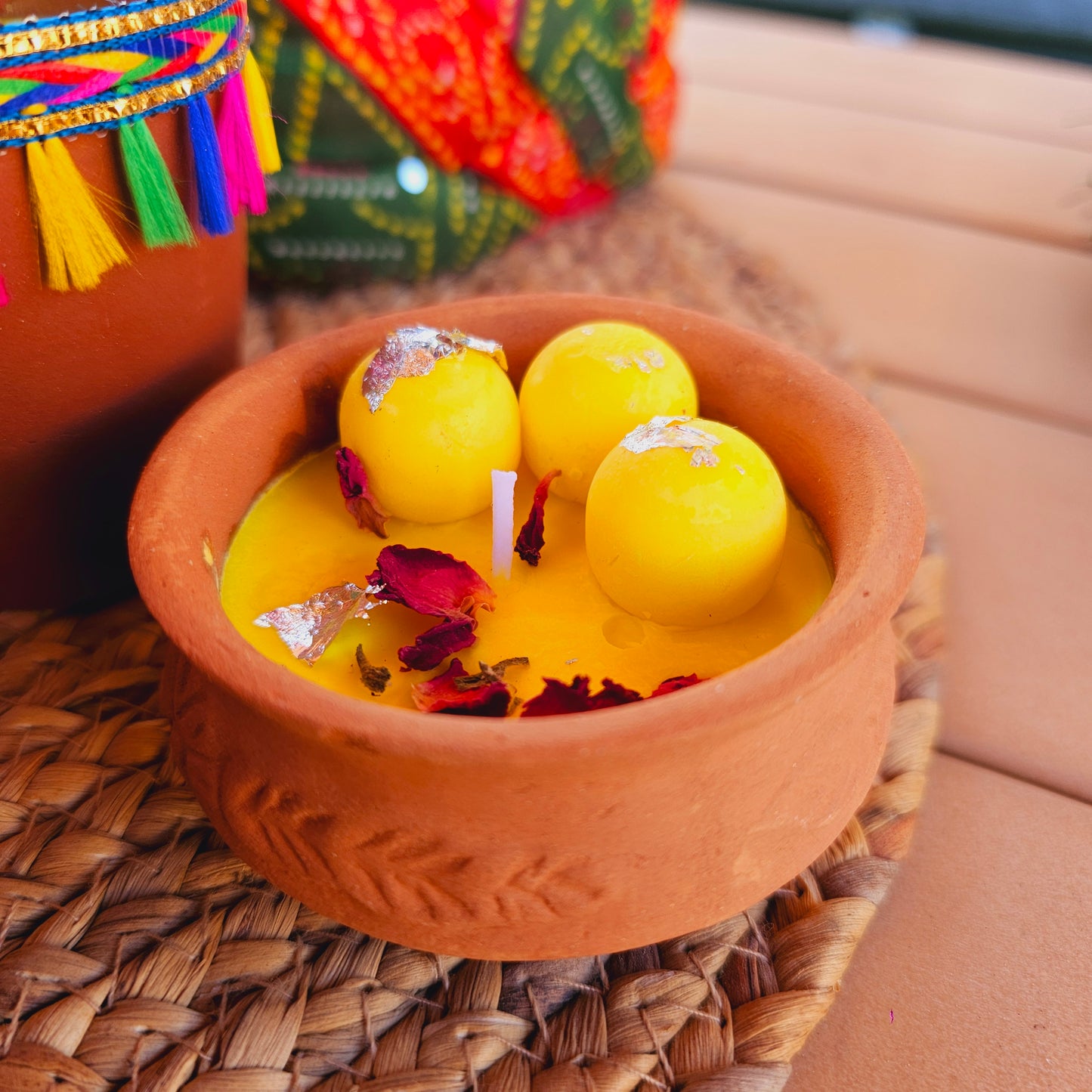 Kesar Rasmalai Candle