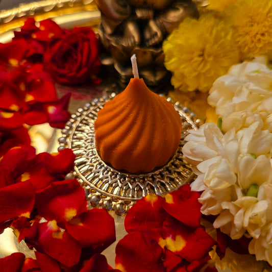 Orange Modak Candle