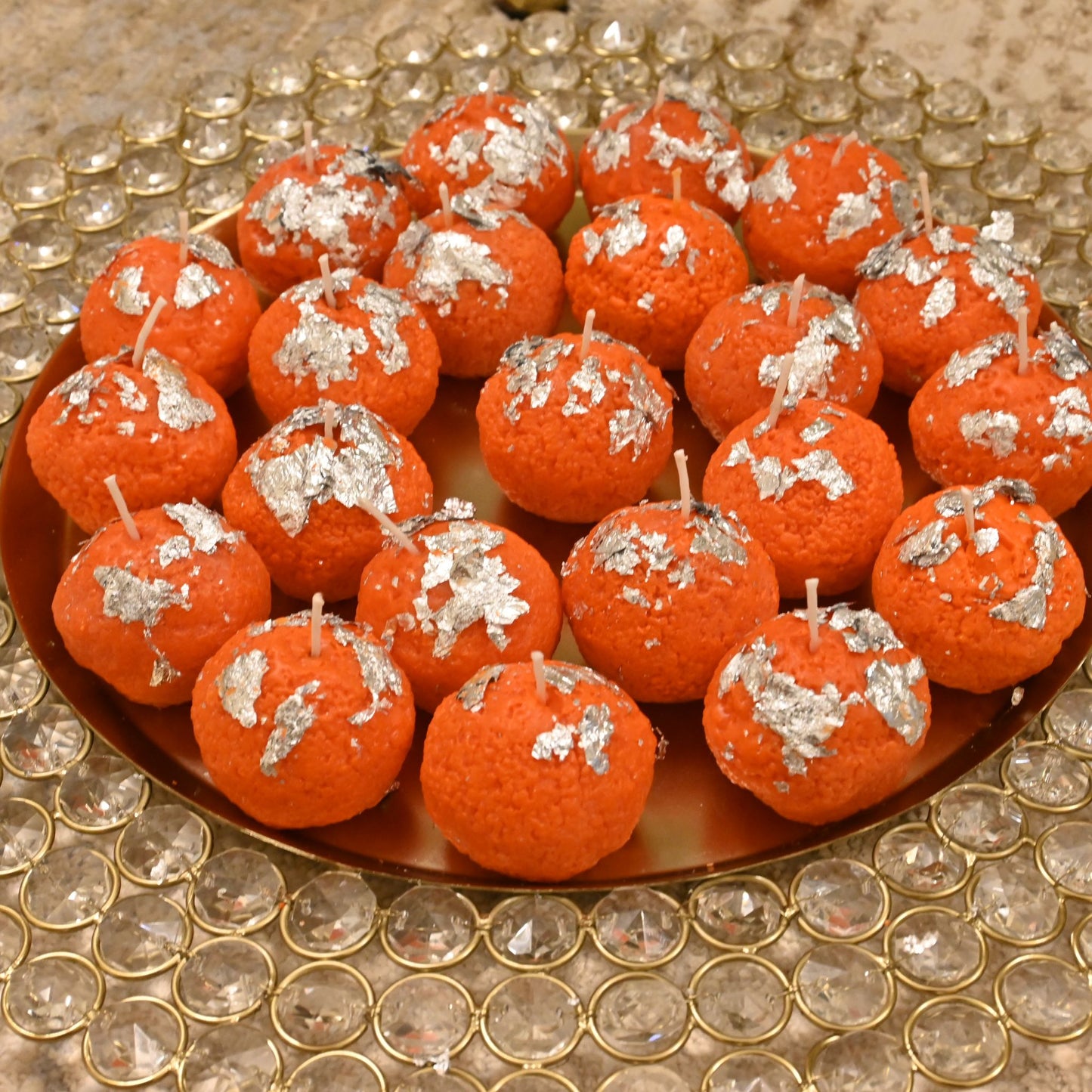 MOTICHOOR LADOO CANDLES
