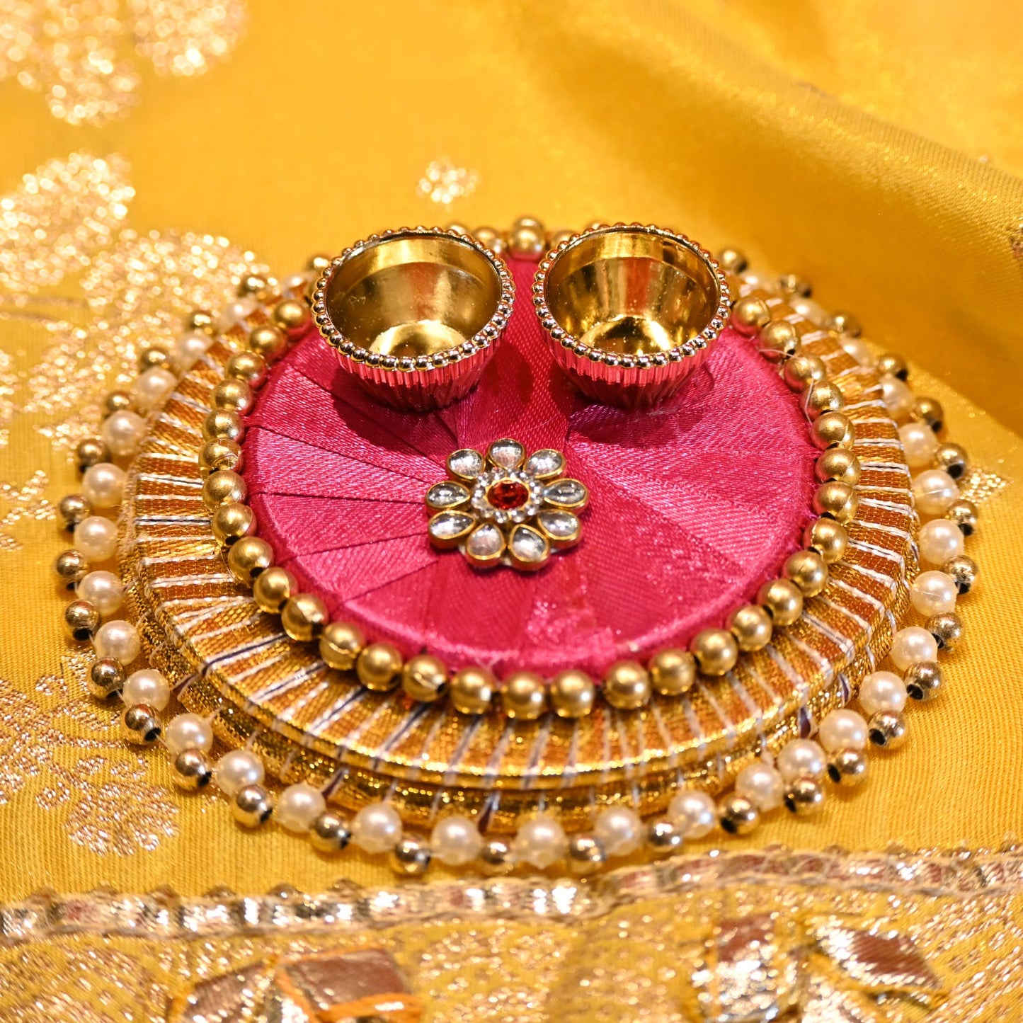 Tika Thali (Pink)