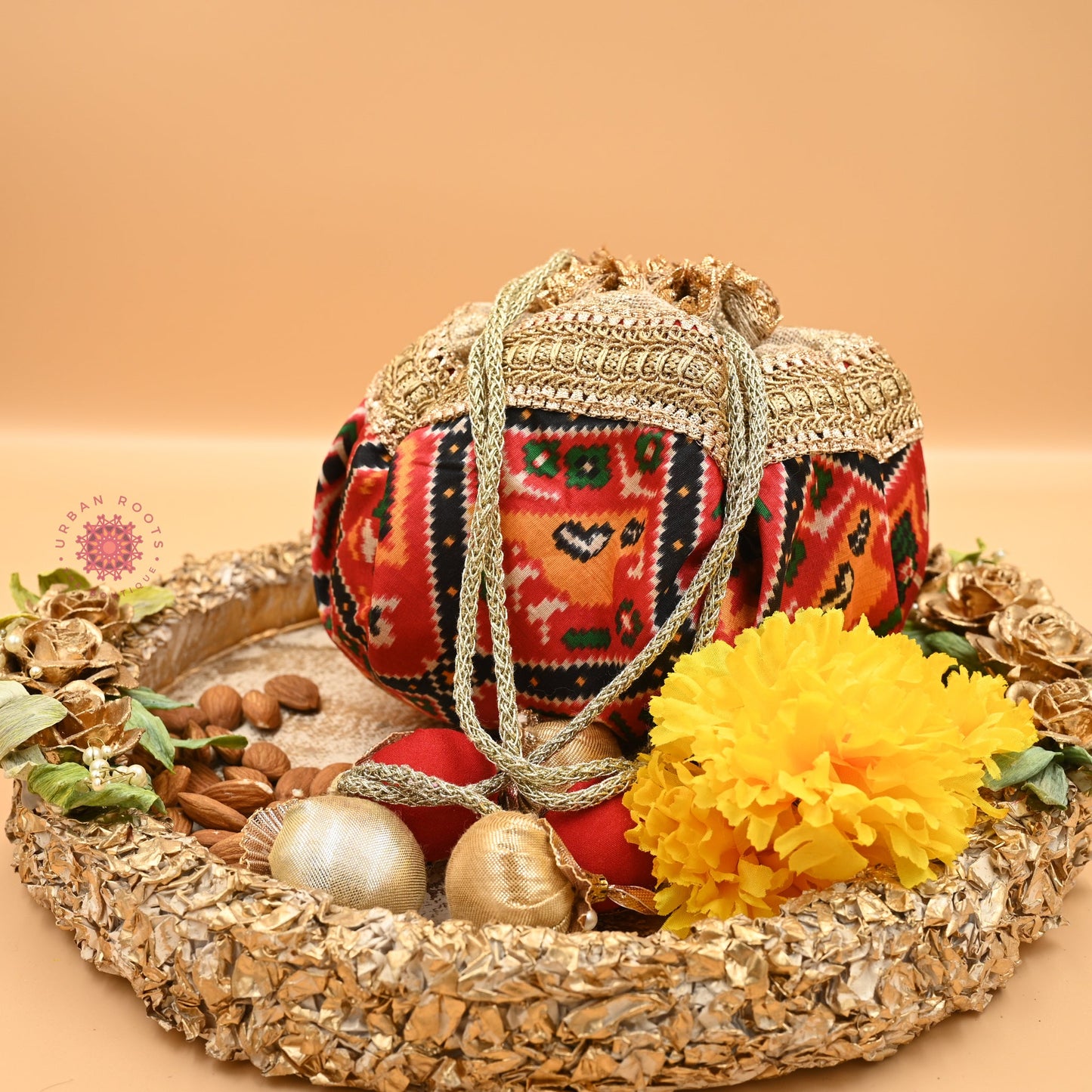 Patola Print Gifting Potli - Urban Roots