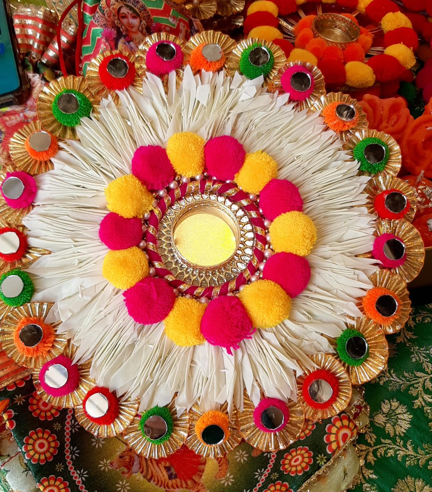 Festive Rangoli Mat
