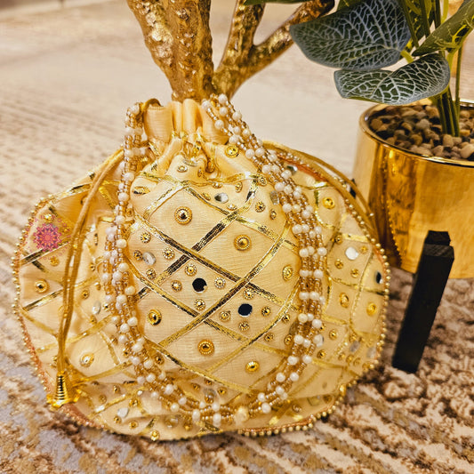 Gota Gifting Potli Gold