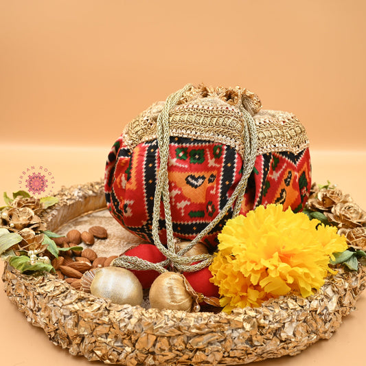 Patola Print Gifting Potli - Urban Roots